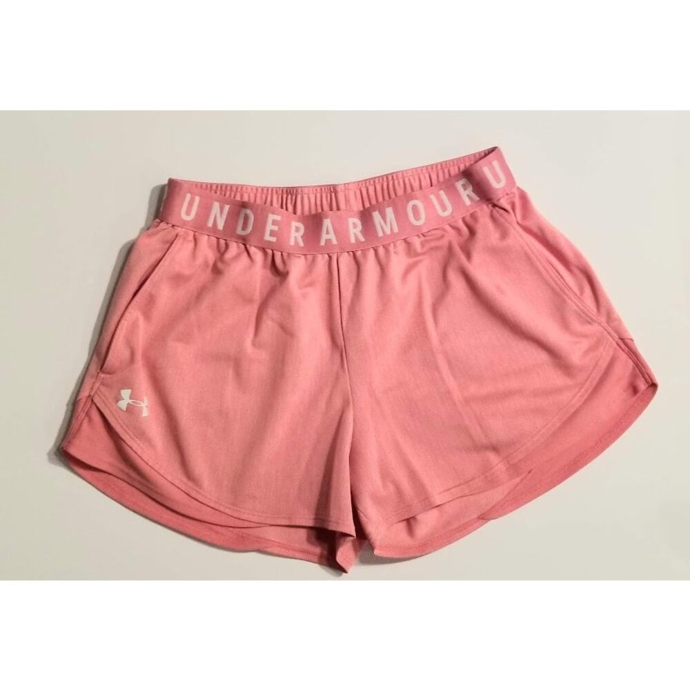 Under Armour Women's Play Up Heatgear Running Short Sz Med Loose